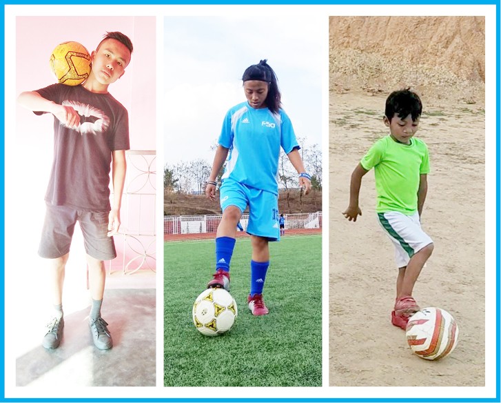 (From left): Awang Konyak, Imlimerenla Jamir and Renchan Odyuo.